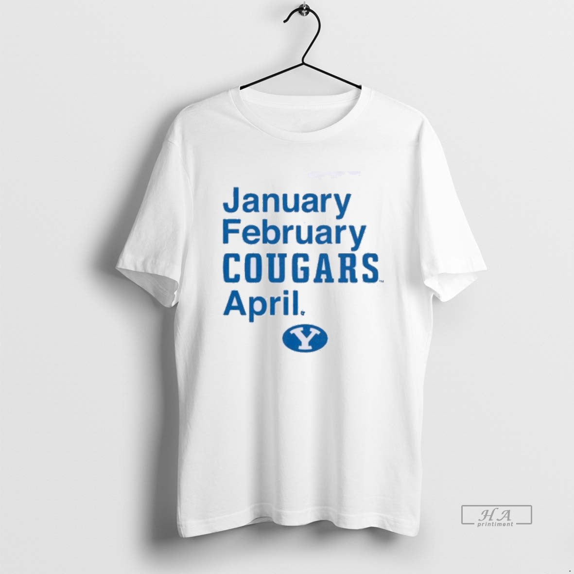 Official Byu Basketball January February Cougars April T-Shirts, Hoodie, Sweatshirt | AU01DripNestTees.com