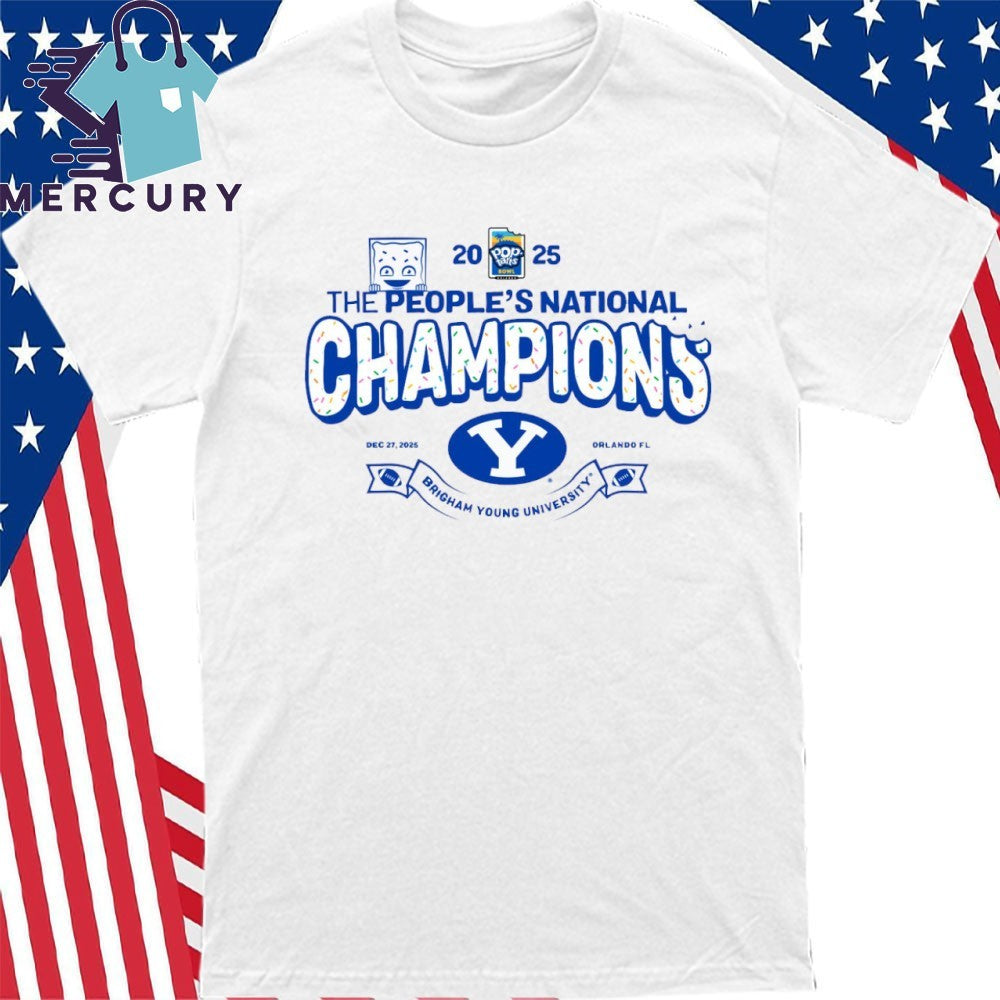 BYU Cougars 2025 Pop Tart Bowl The People’s National Champions Shirt