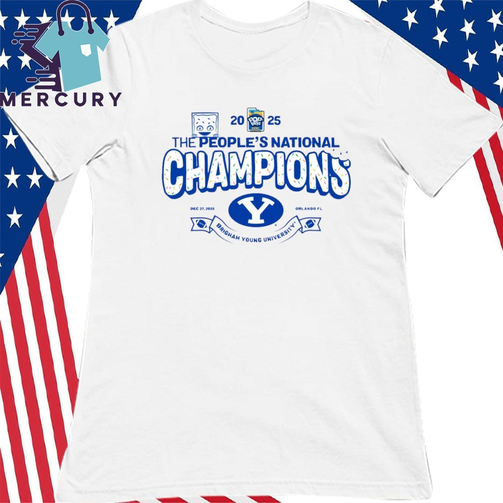 BYU Cougars 2025 Pop Tart Bowl The People’s National Champions Shirt