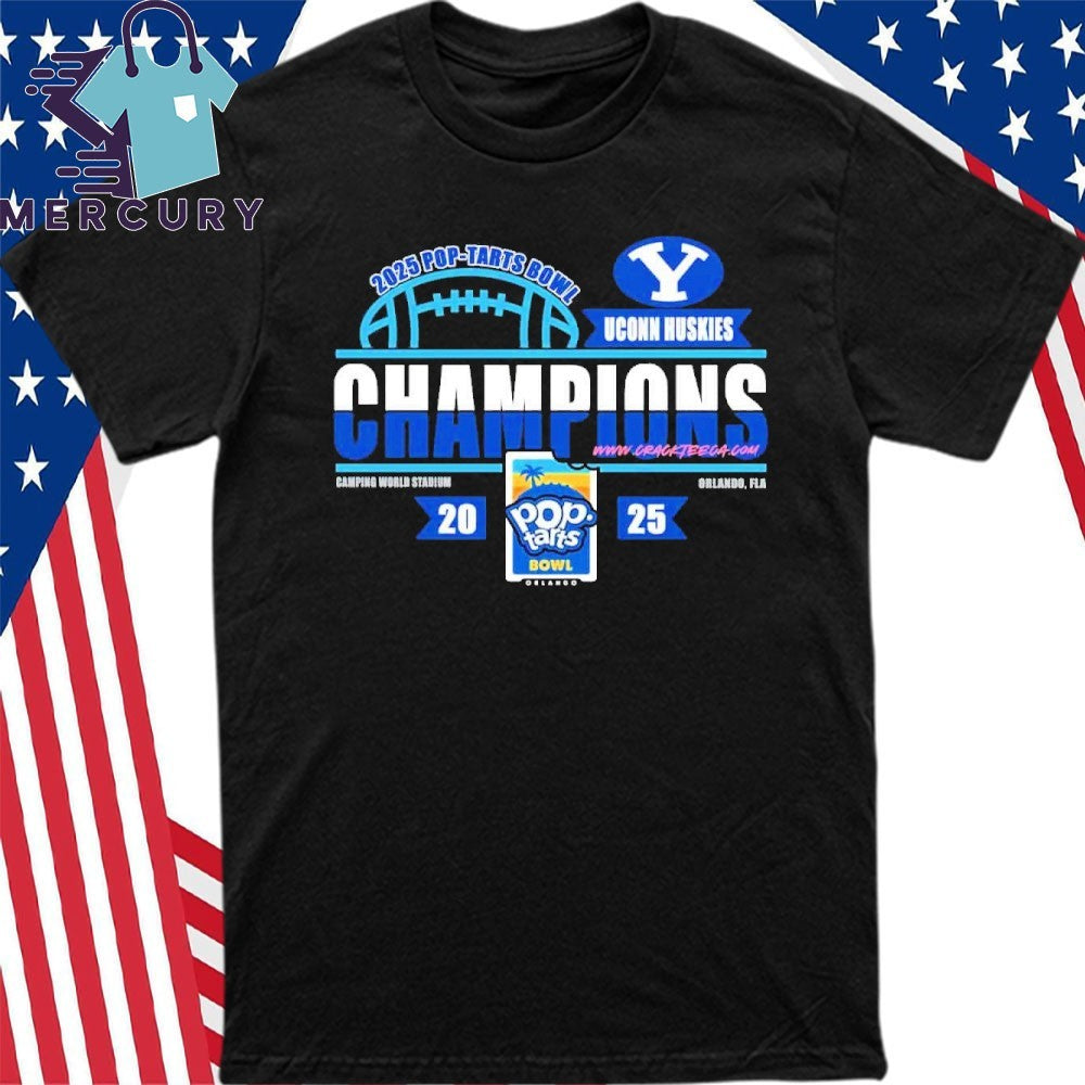 BYU Cougars 2025 Pop-Tarts Bowl Champions At Camping World Stadium On December 27 Locker Room Shirt