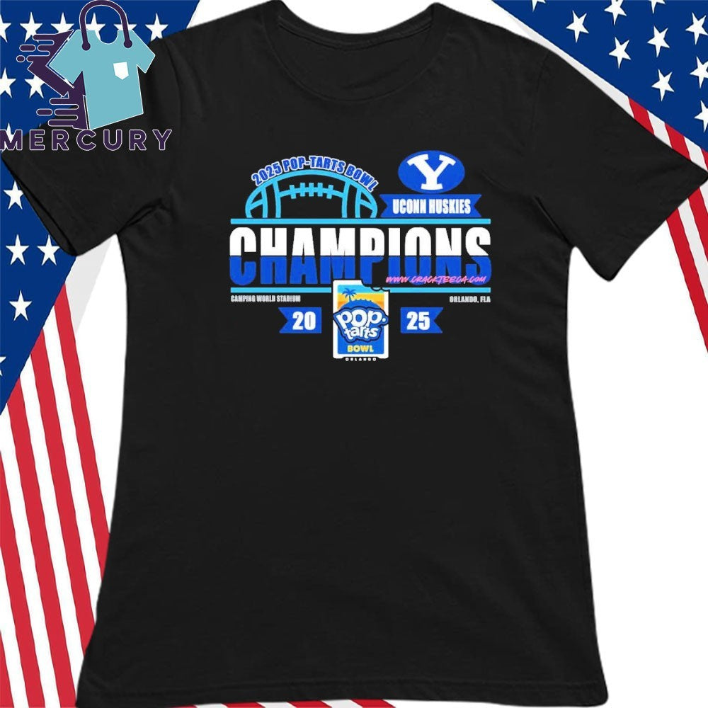 BYU Cougars 2025 Pop-Tarts Bowl Champions At Camping World Stadium On December 27 Locker Room Shirt