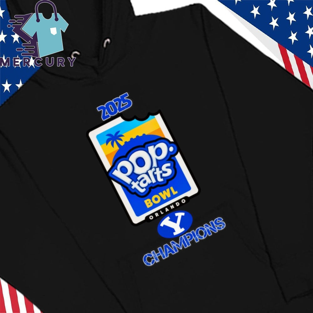 BYU Cougars 2025 Pop-Tarts Bowl Champions Logo Shirt