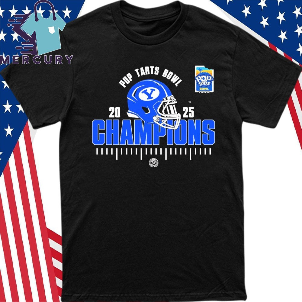 BYU Cougars 2025 Pop Tarts Bowl Champions NCAA Football Shirt
