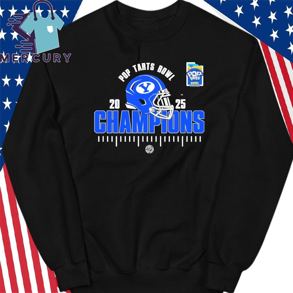 BYU Cougars 2025 Pop Tarts Bowl Champions NCAA Football Shirt