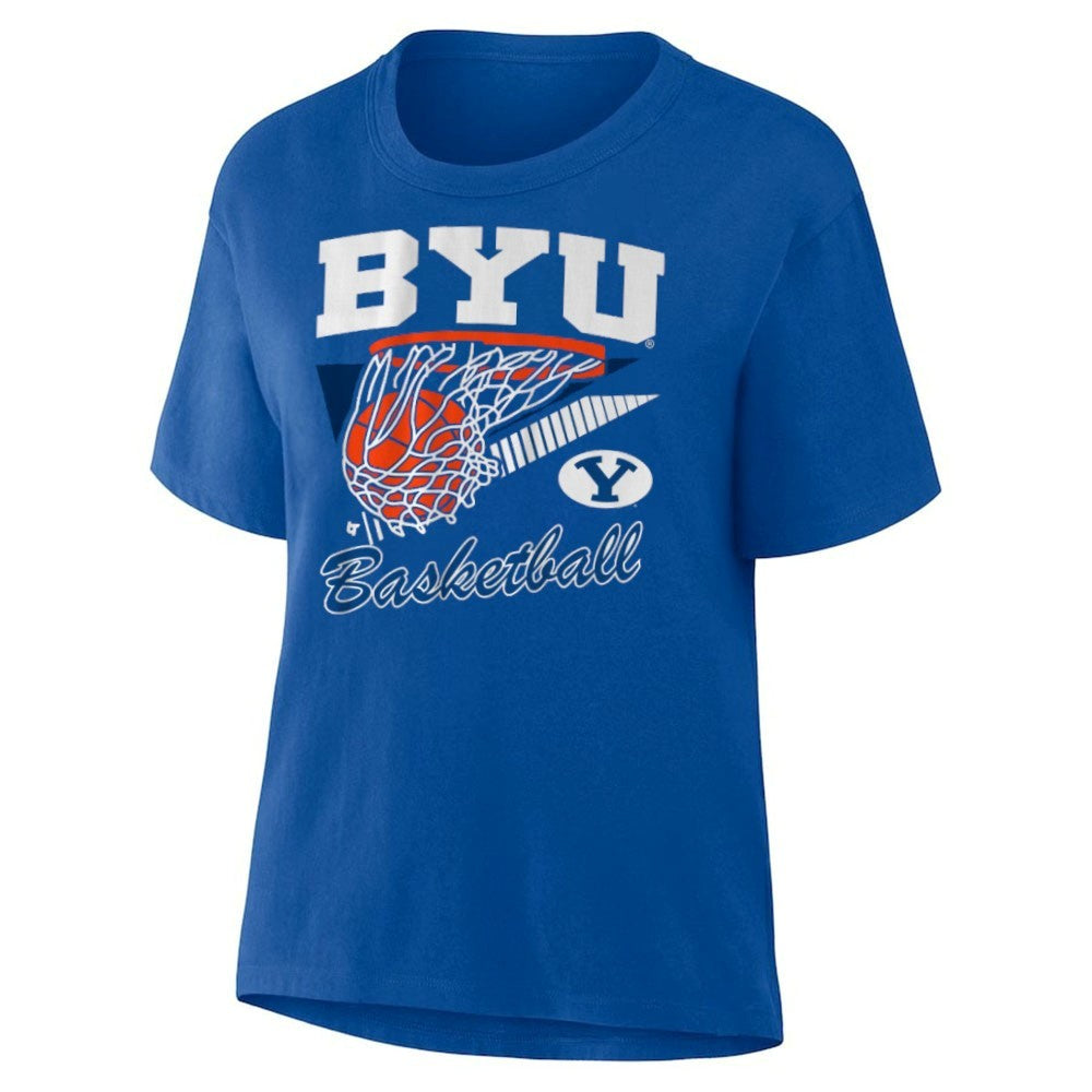BYU Cougars Basketball Retro Swish Shirt