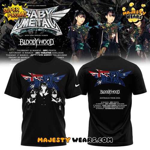Babymetal Australia Tour 2026 Shirt