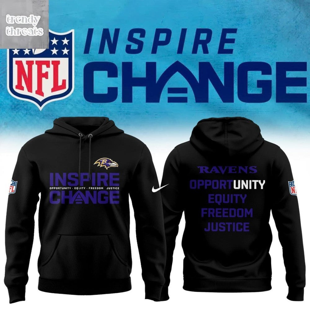 Baltimore Ravens x Inspire Change Initiative 2025 Hoodie Shirt