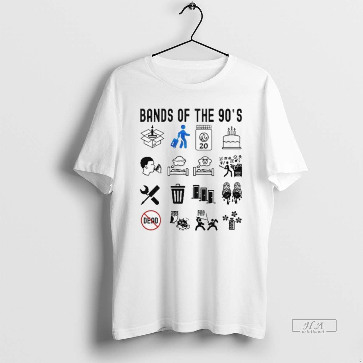 Official Bands Of The 90s T-Shirts, Hoodie, Sweatshirt | AU01DripNestTees.com