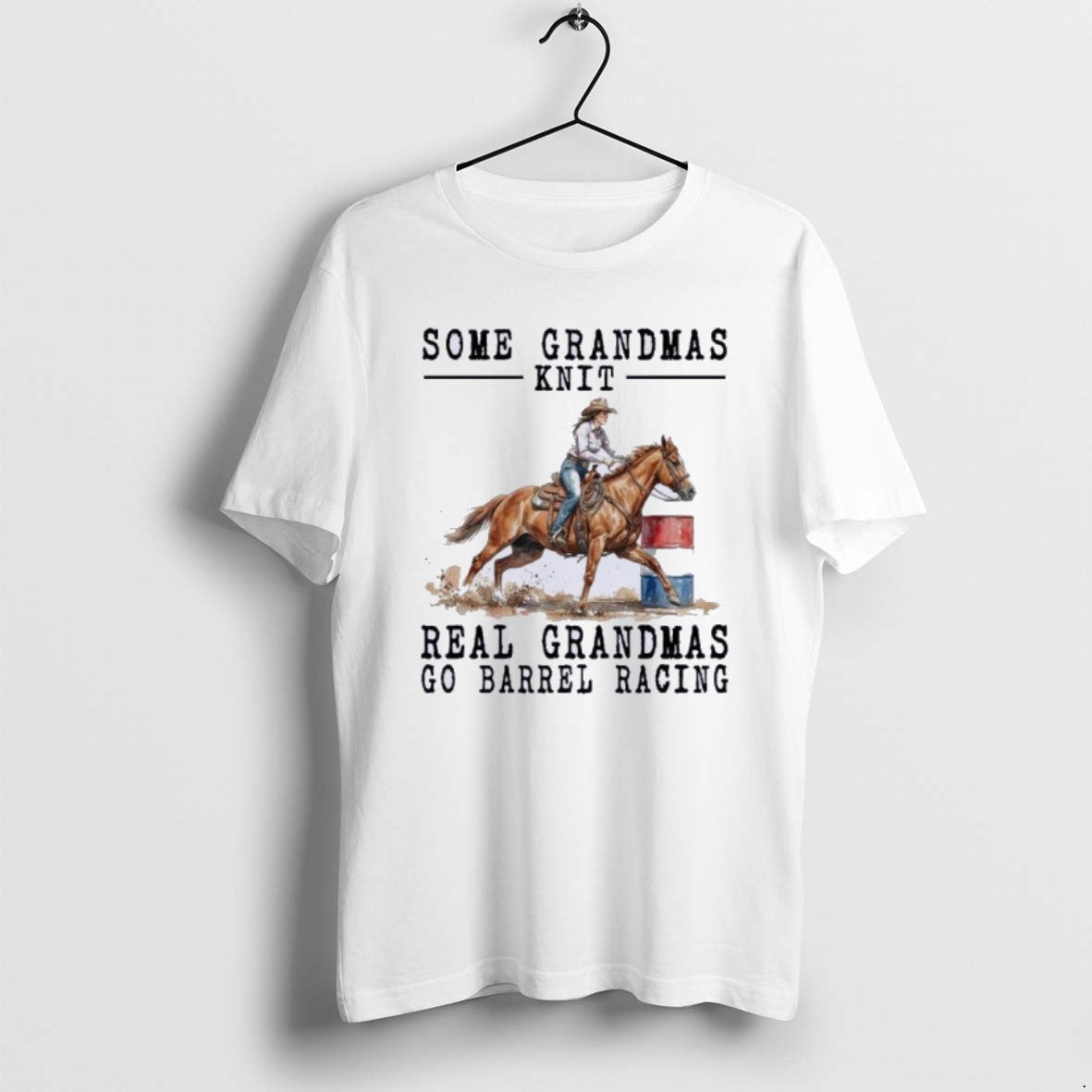 Official Barrel Racing Some Grandmas Knit Real Grandmas T-Shirts, Hoodie, Sweatshirt | AU01DripNestTees.com