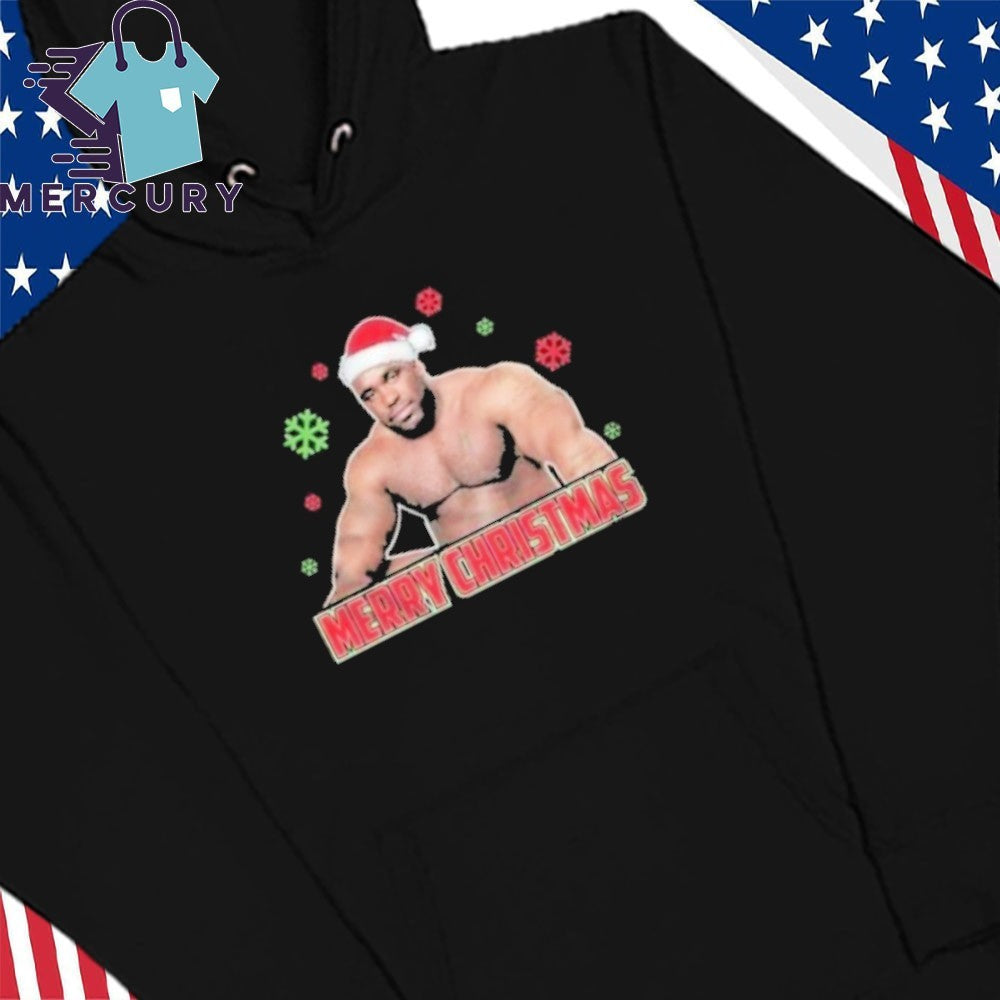 Barry Wood Meme Well Endowed Man Santa Hat Shirt