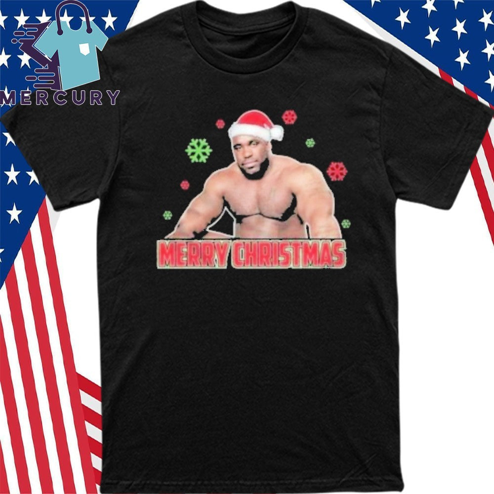Barry Wood Meme Well Endowed Man Santa Hat Shirt