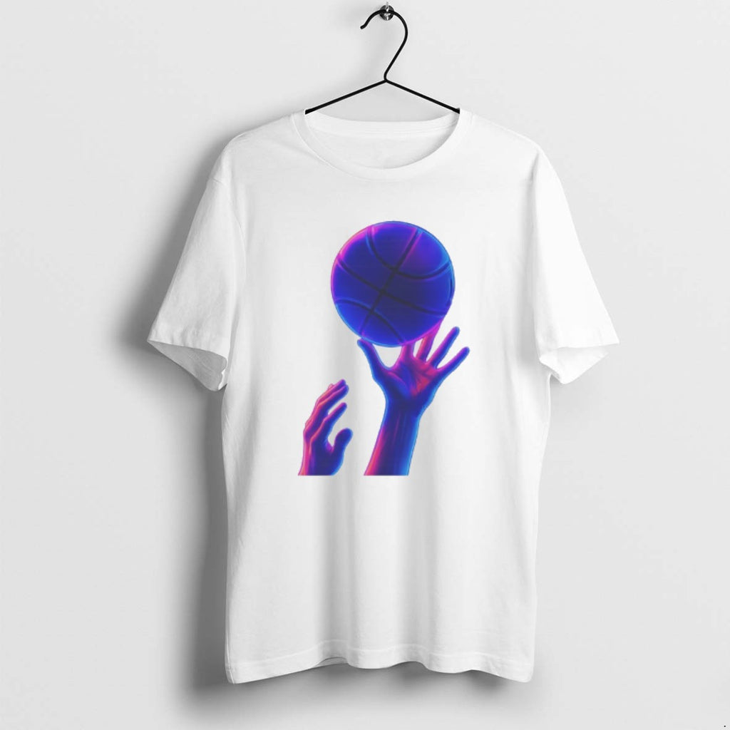 Official Basketball Hands Neon Vaporwave Graphic T-Shirts, Hoodie, Sweatshirt | AU01DripNestTees.com