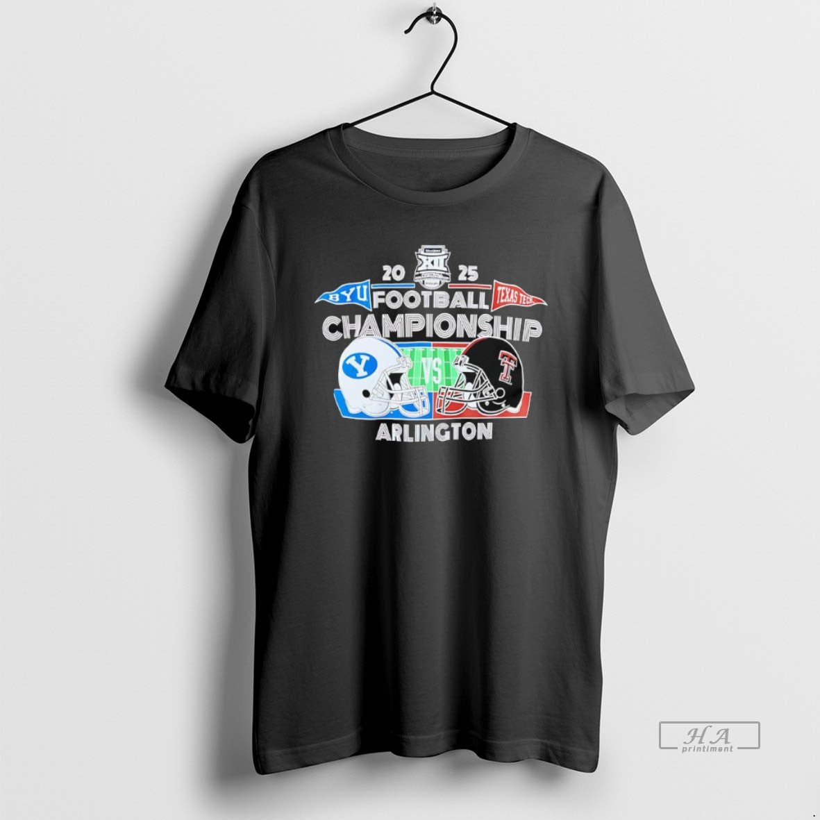 Official Big 12 Championship Bound Byu Vs Texas Tech Arlington Helmets T-Shirts, Hoodie, Sweatshirt | AU01DripNestTees.com