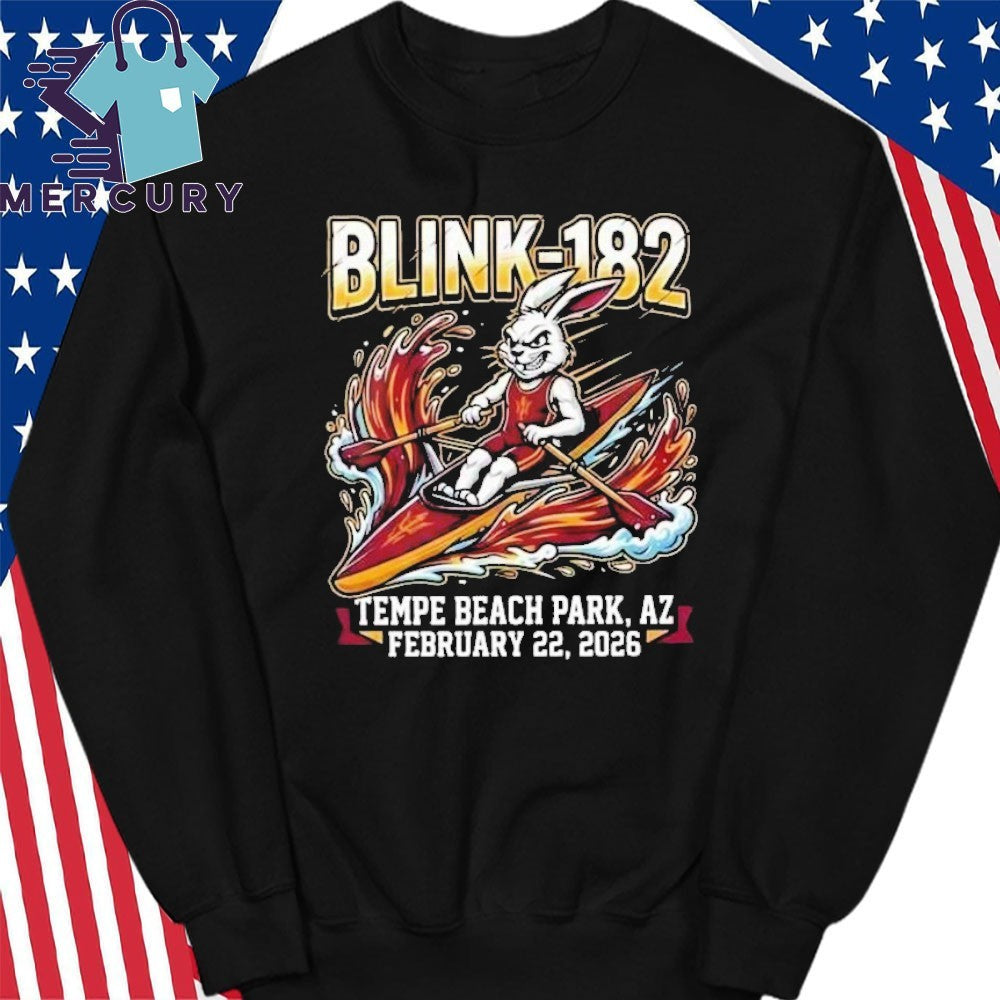 Blink-182 x ASU Rowing Music Show At Innings Festival Arizona 2026 On February 22 2026 Tempe Beach Park AZ Shirt