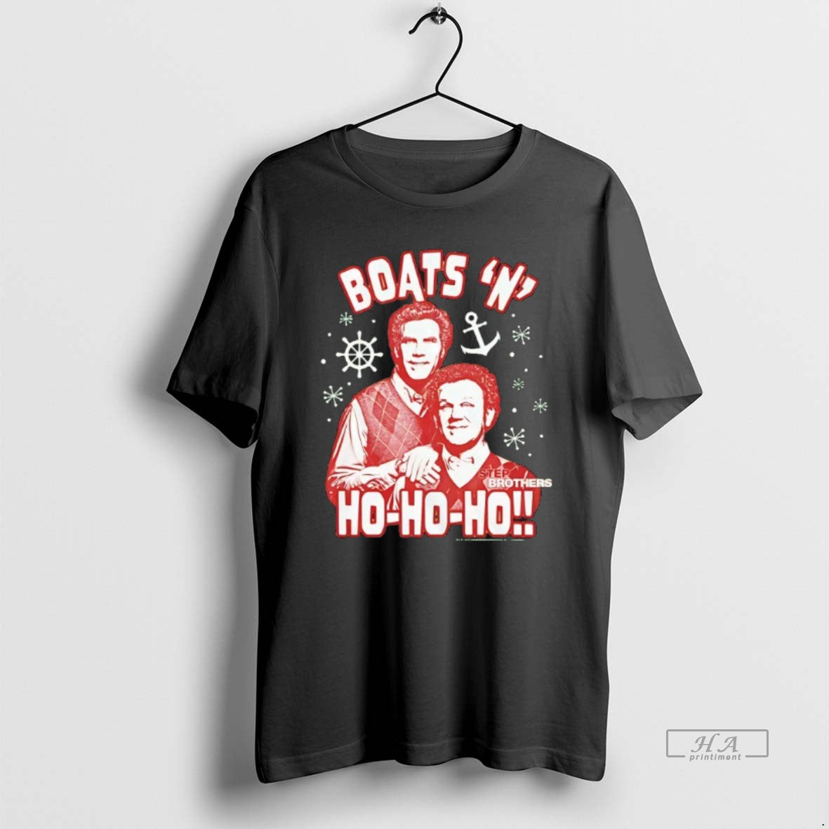 Official Boats N Ho Ho Ho Step Brothers Christmas T-Shirts, Hoodie, Sweatshirt | AU01DripNestTees.com