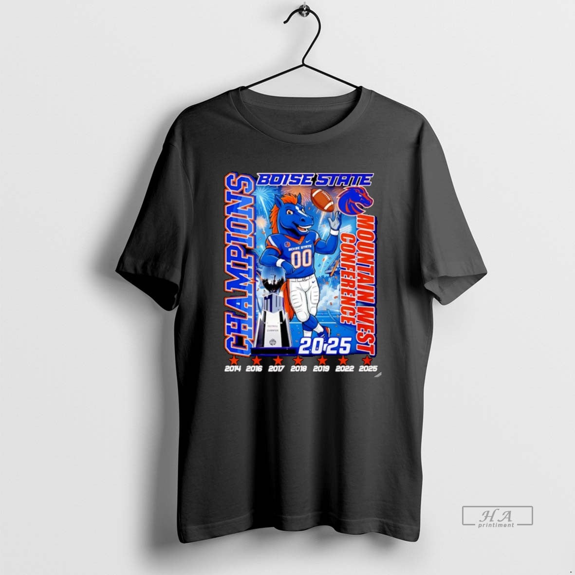 Official Boise State Football 2025 Mountain West Conference Champions 7 Time Christmas T-Shirts, Hoodie, Sweatshirt