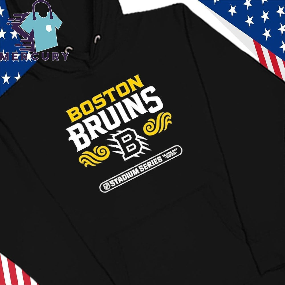 Boston Bruins 2026 NHL Stadium Series Richmond Stacked Shirt