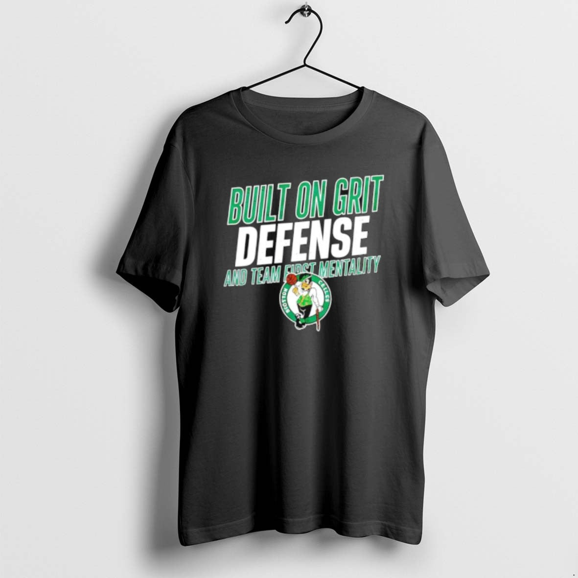 Official Boston Celtics Built On Grit Defense And Team First Mentality T-Shirts, Hoodie, Sweatshirt | AU01DripNestTees.com