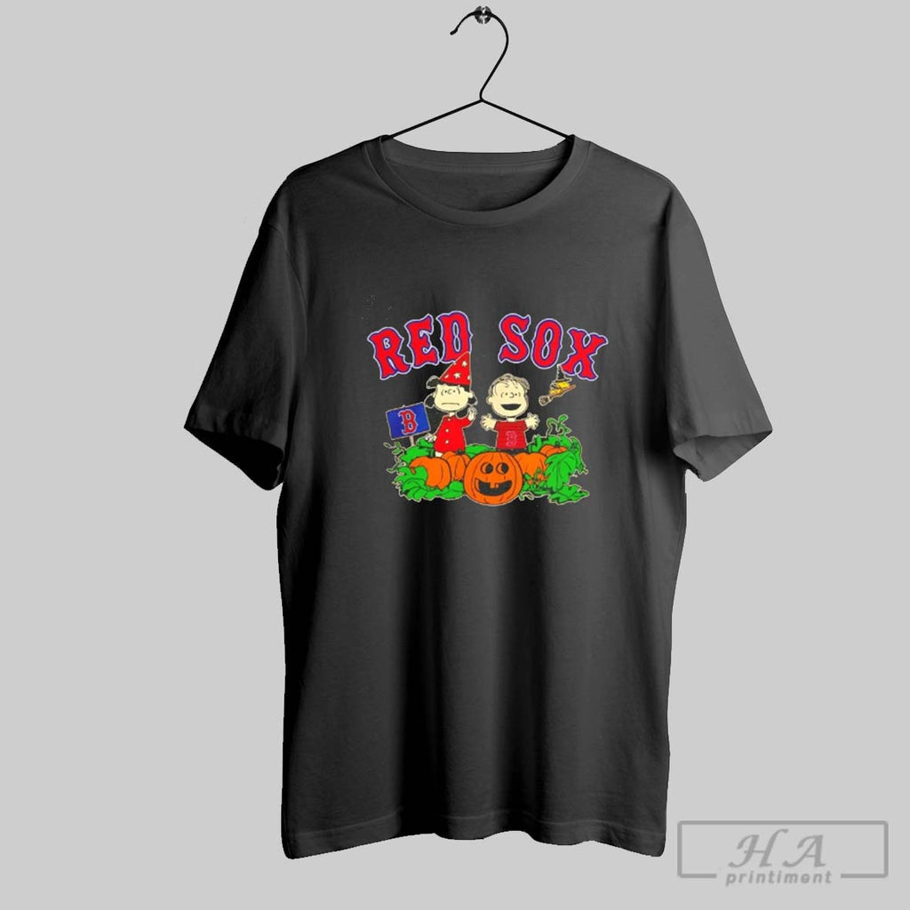 Official Boston Red Sox Peanuts Halloween Great Pumpkin