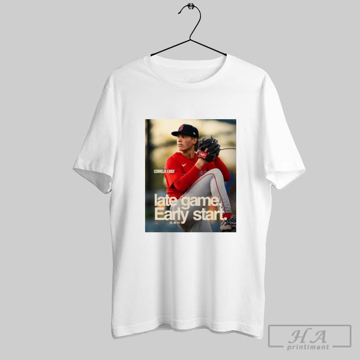 Official Boston Red Sox Welcome To The Majors Connelly Early Late Game Early Start Poster