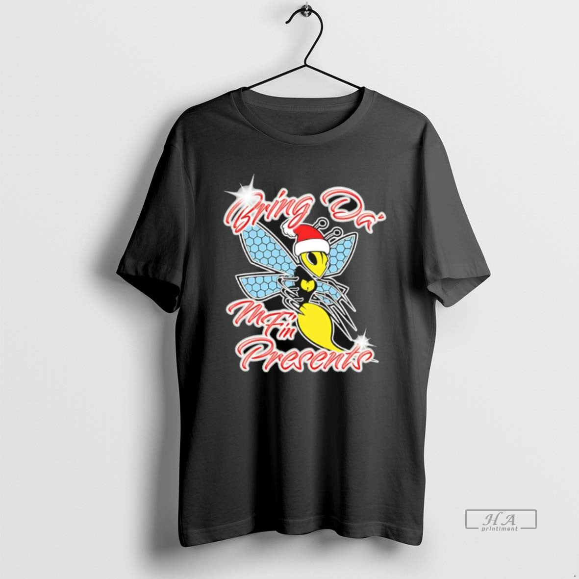 Official Bring Da Mfn Presents Santa Hat T-Shirts, Hoodie, Sweatshirt | AU01DripNestTees.com