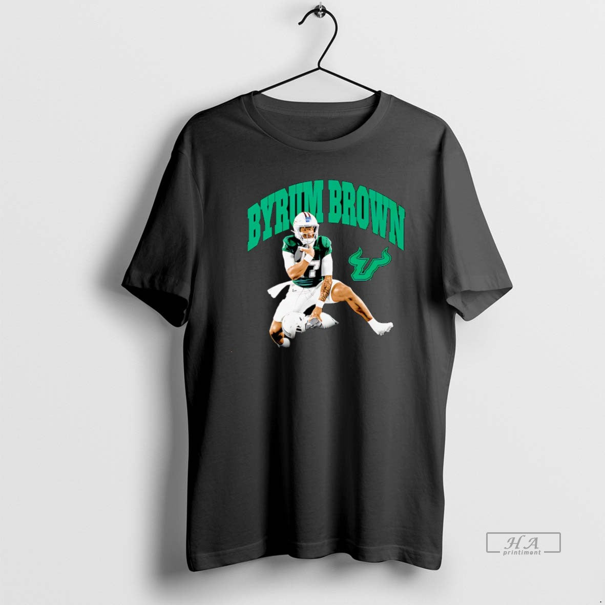 Official Byrum Brown South Florida Bulls Hurdle Drop Christmas T-Shirts, Hoodie, Sweatshirt | AU01DripNestTees.com