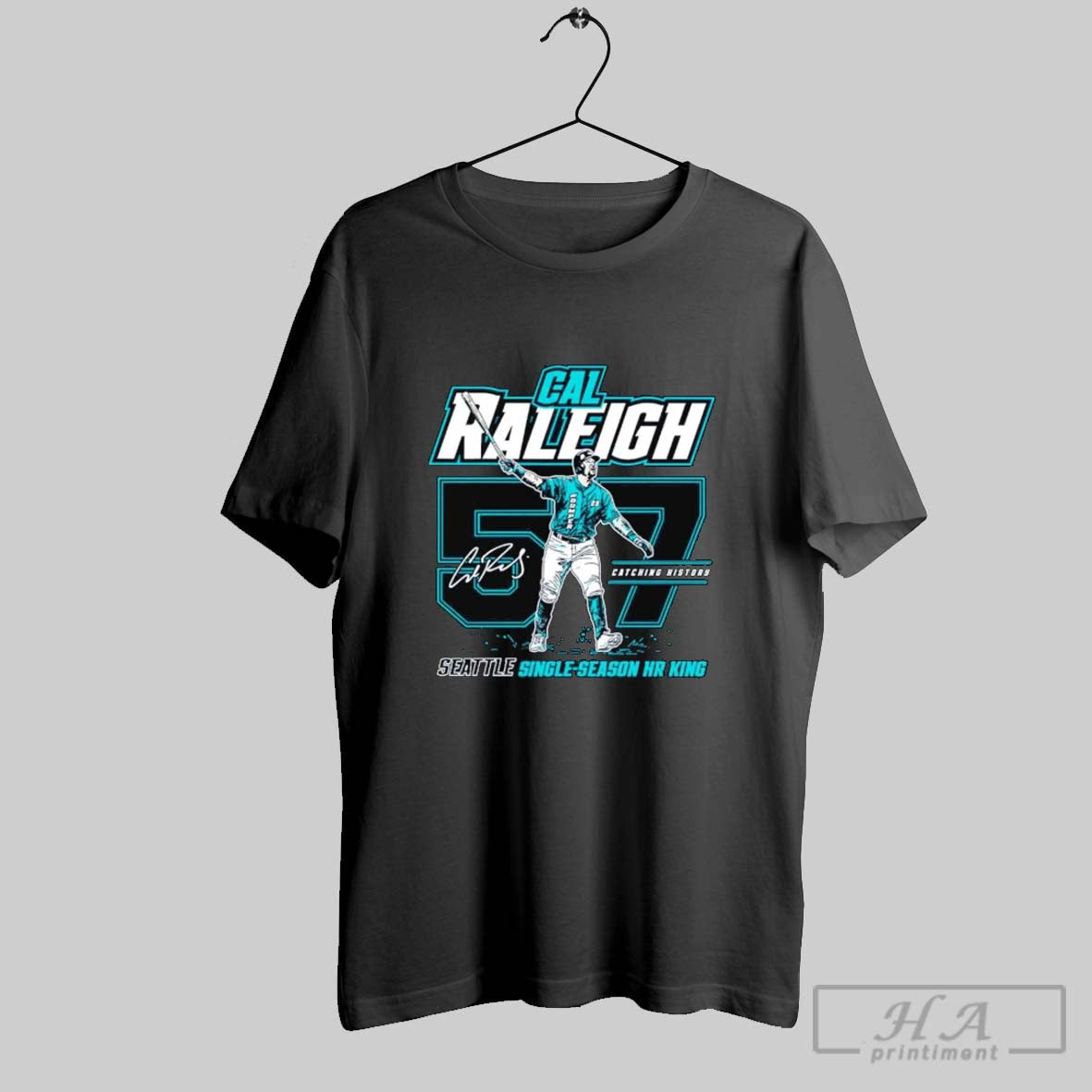 Official Cal Raleigh Catching History Single Season Hr King Seattle