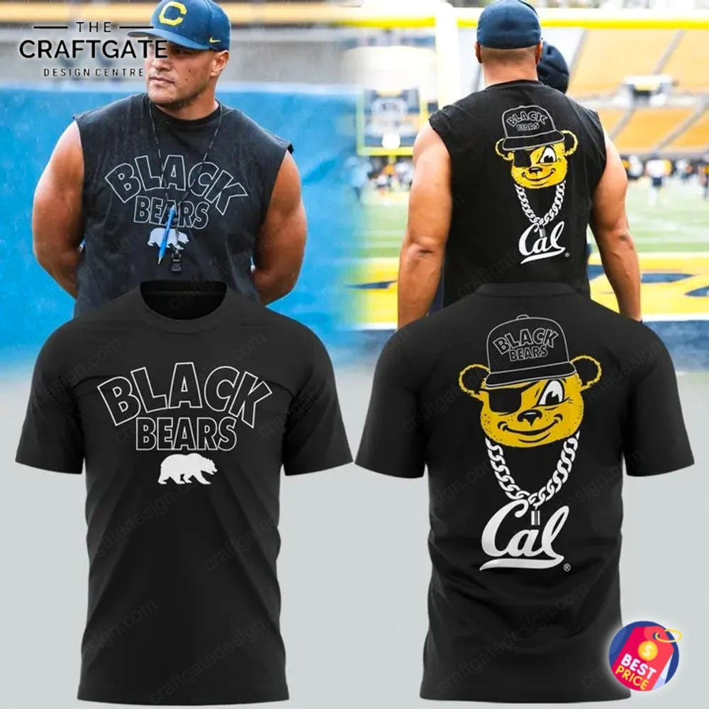 California Golden Bears Black Bears Two Sided Shirt
