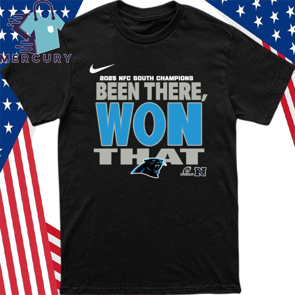 Carolina Panthers 2025 NFC South Champions Shirt