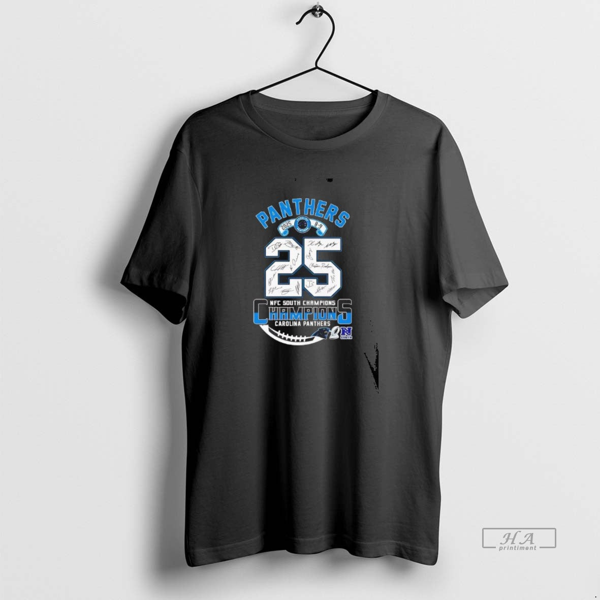 Official Carolina Panthers 2025 Perfect Season Nfc South Champions T-Shirts, Hoodie, Sweatshirt | AU01DripNestTees.com