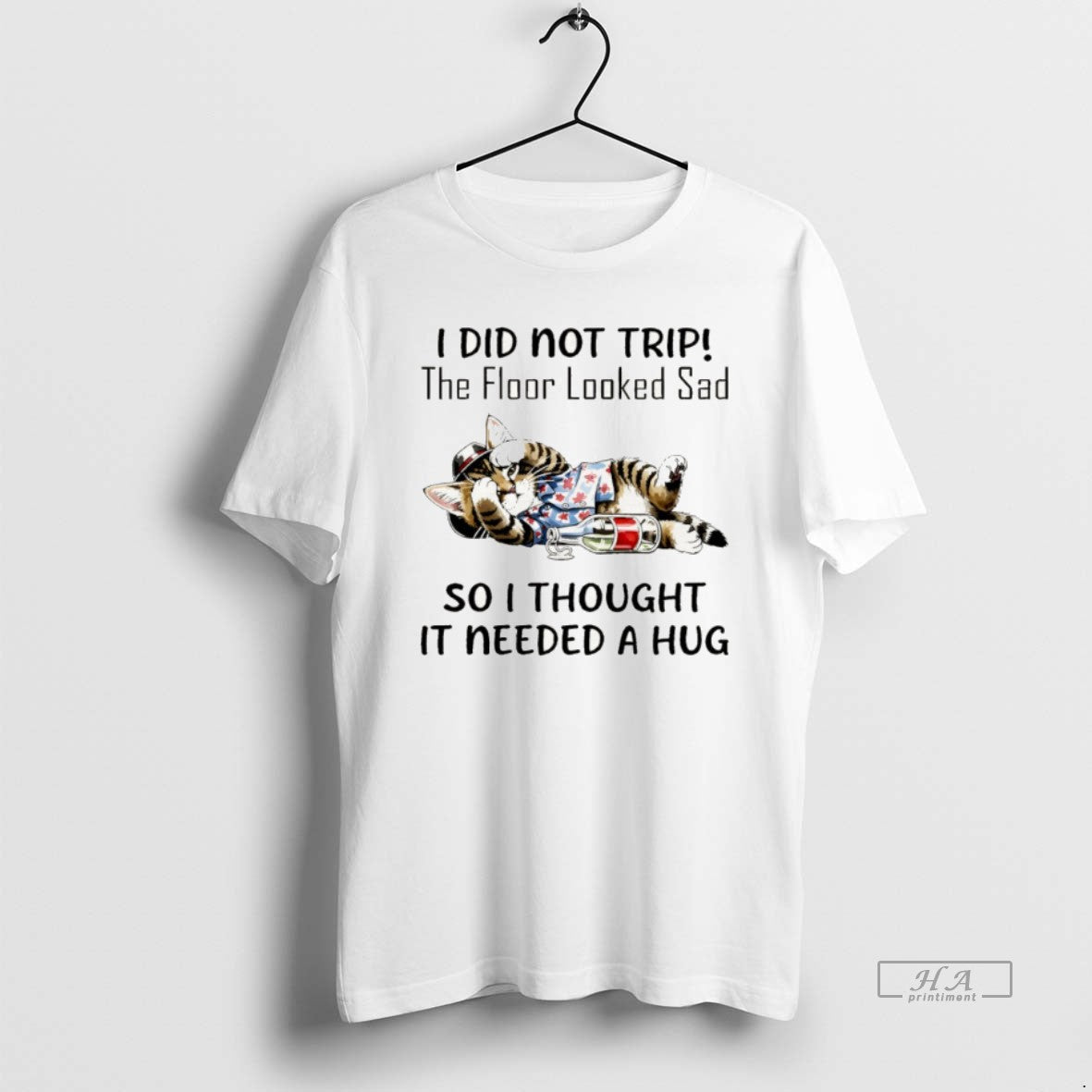 Official Cat I Did Not Trip The Floor Looked Sad So I Thought It Needed T-Shirts, Hoodie, Sweatshirt | AU01DripNestTees.com