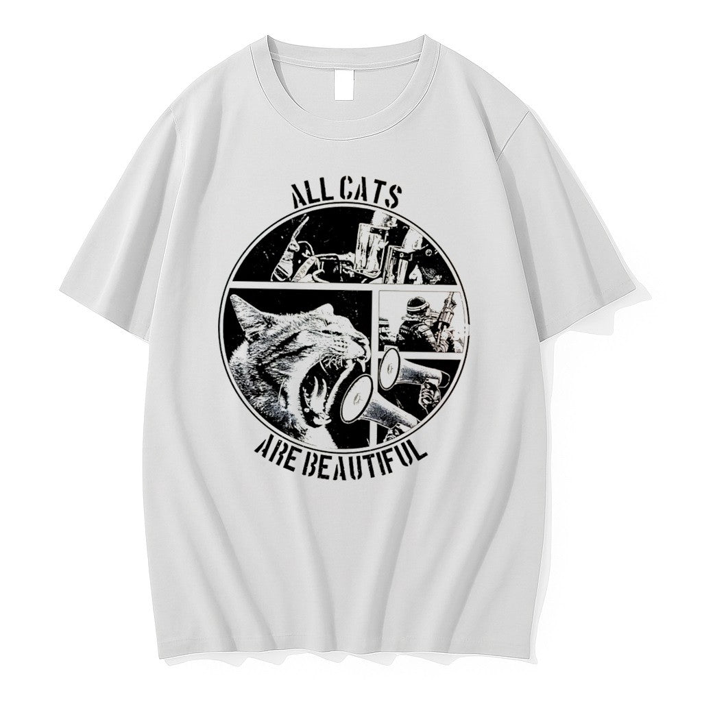 Official Cat And Soldier All Cats Are Beautiful Tee T Shirts Jpg