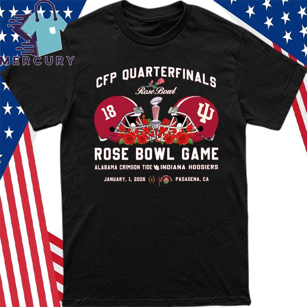 Cfp Quarterfinals Alabama Vs Hoosiers Rose Bowl Game 2026 Shirt
