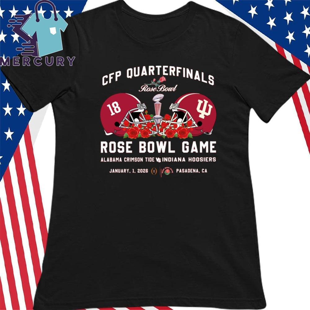 Cfp Quarterfinals Alabama Vs Hoosiers Rose Bowl Game 2026 Shirt