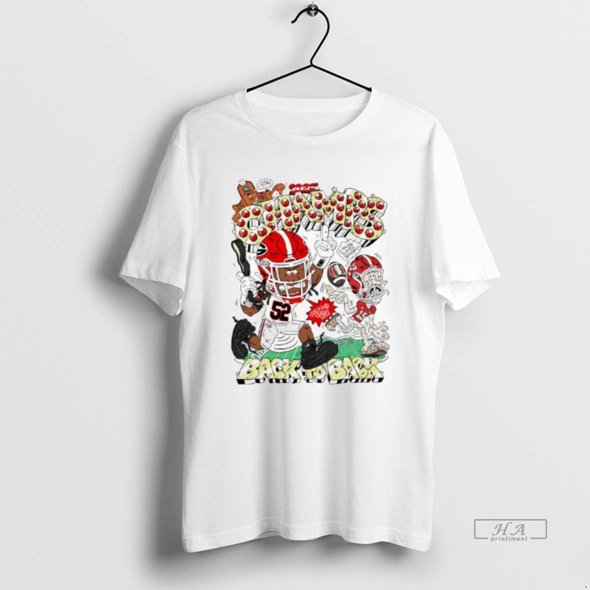 Official Champs Georgia Bulldogs Football Teams Back To Back Graphic T-Shirts, Hoodie, Sweatshirt | AU01DripNestTees.com