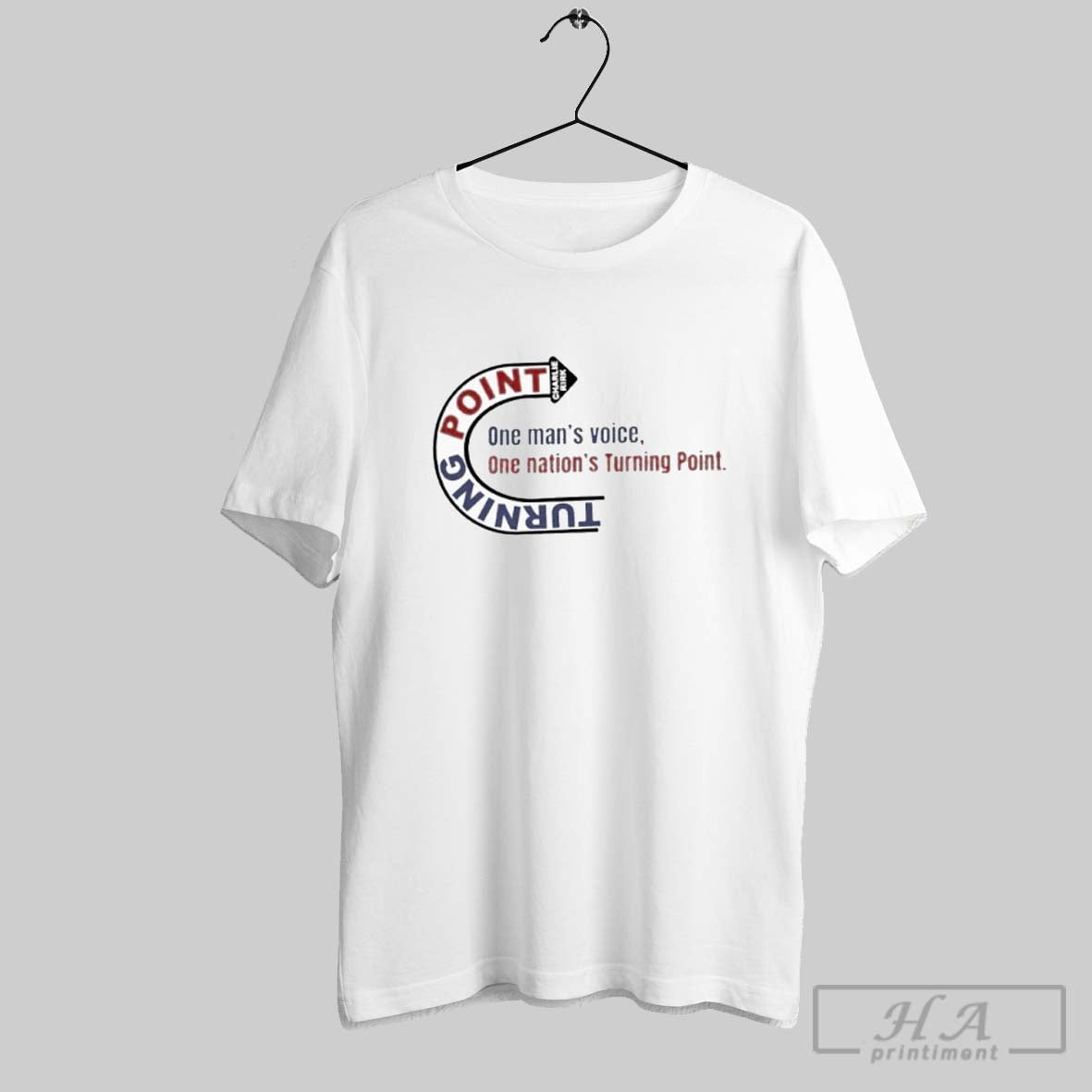 Official Charlie Kirk One Mans Voice One Nations Turning Point