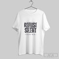 Official Charlie Kirk The Future Belongs To Those Who Refuse To Be Silent Quote Tee