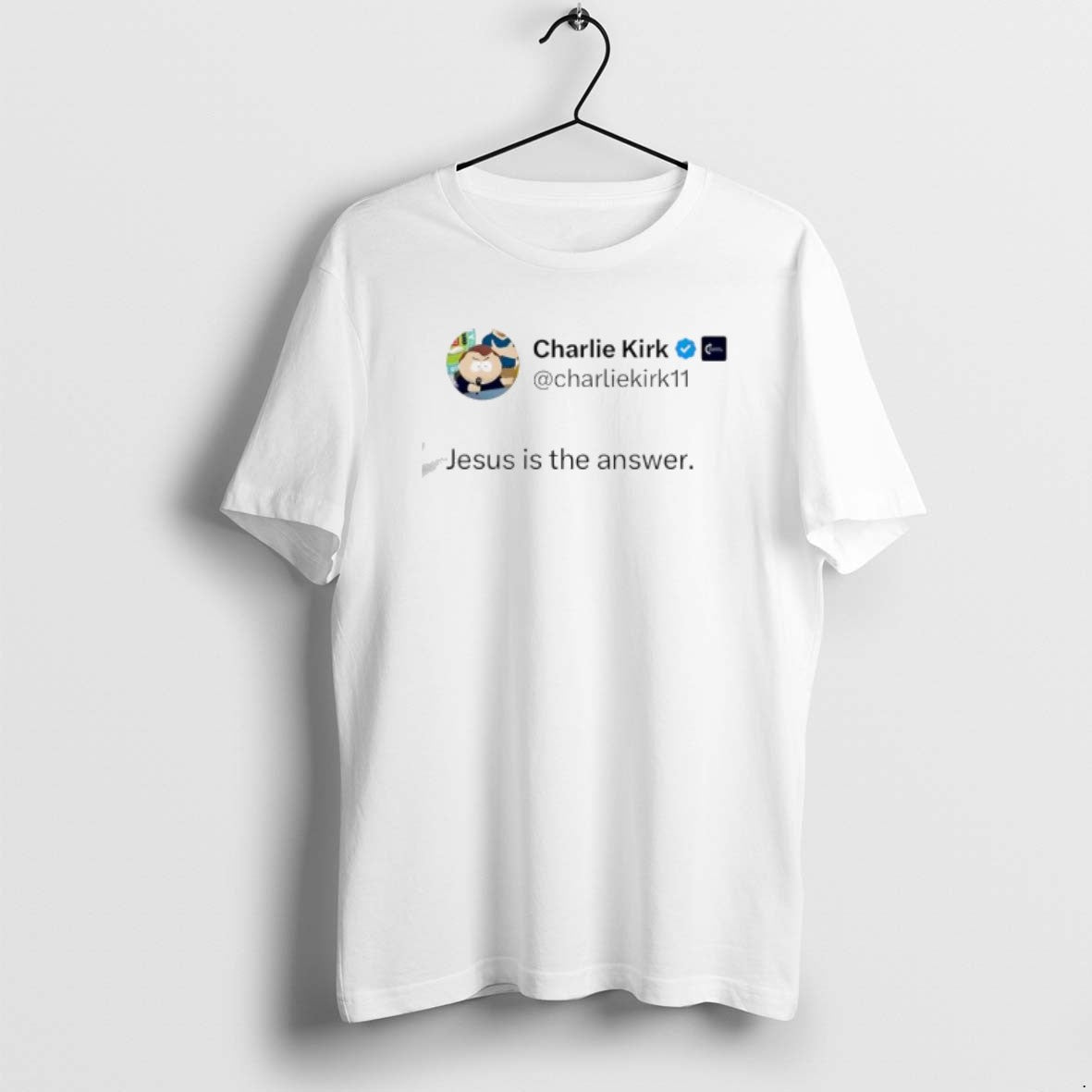 Official Charlie Kirks X Account Post Jesus Is The Answer T-Shirts, Hoodie, Sweatshirt | AU01DripNestTees.com