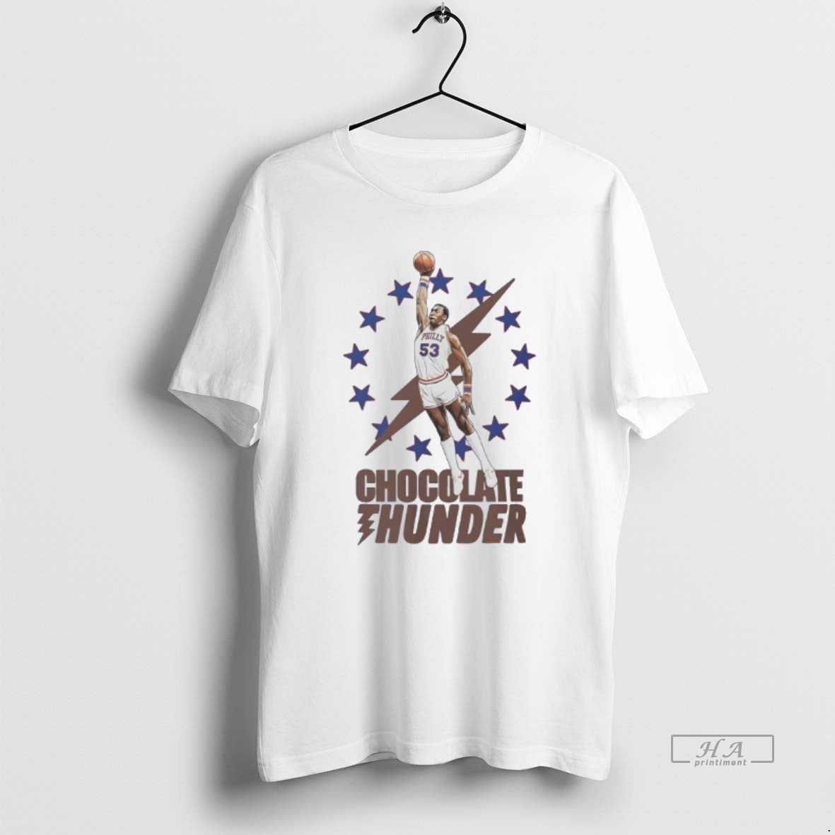 Official Chocolate Thunder Philadelphia 76ers Basketball Player T-Shirts, Hoodie, Sweatshirt | AU01DripNestTees.com