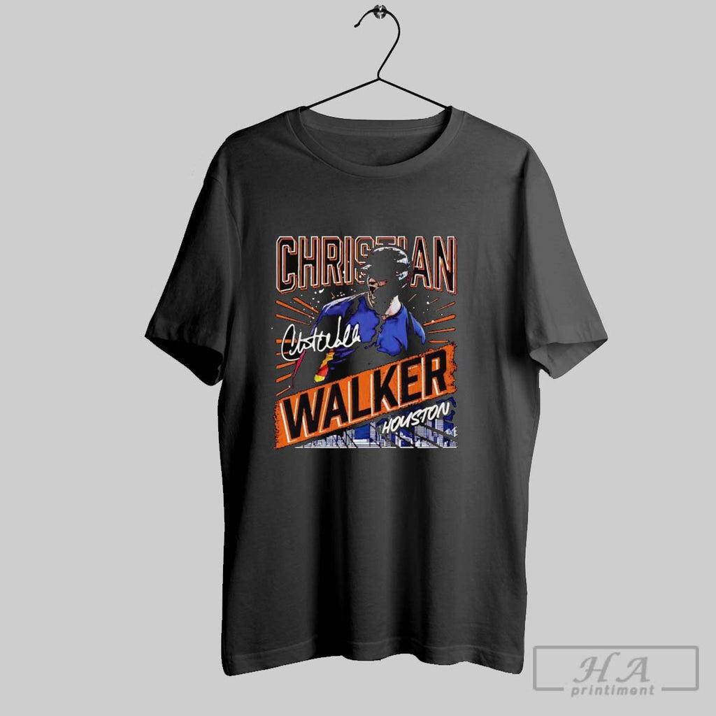 Official Christian Walker Screaming Signature Houston Astros