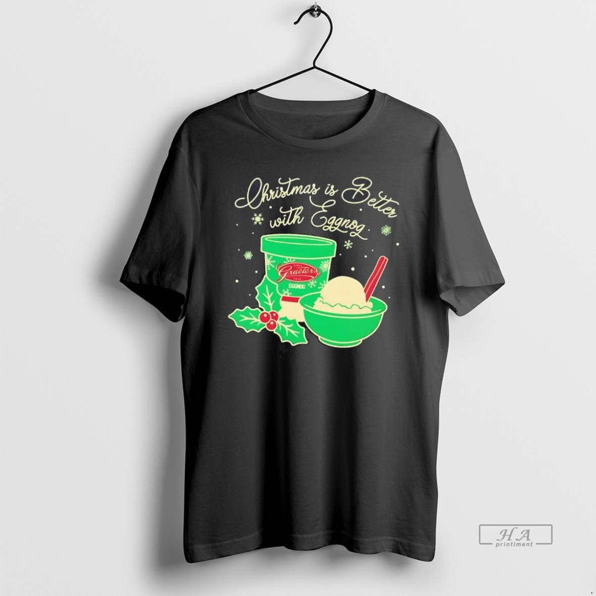 Official Christmas Is Better With Graeters Egg Nog T-Shirts, Hoodie, Sweatshirt | AU01DripNestTees.com