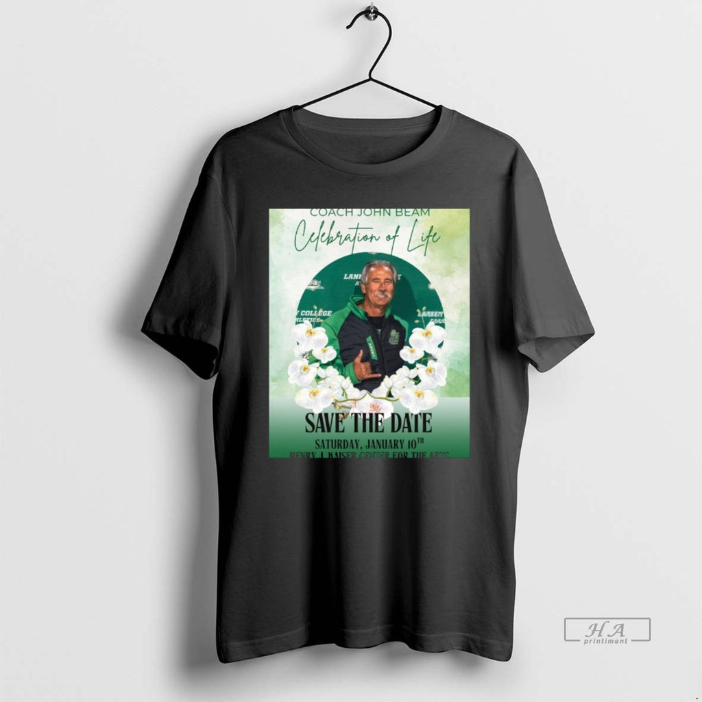 Official Coach John Beam Celebration Of Life Save The Date January 10th 2026 Henry T-Shirts, Hoodie, Sweatshirt