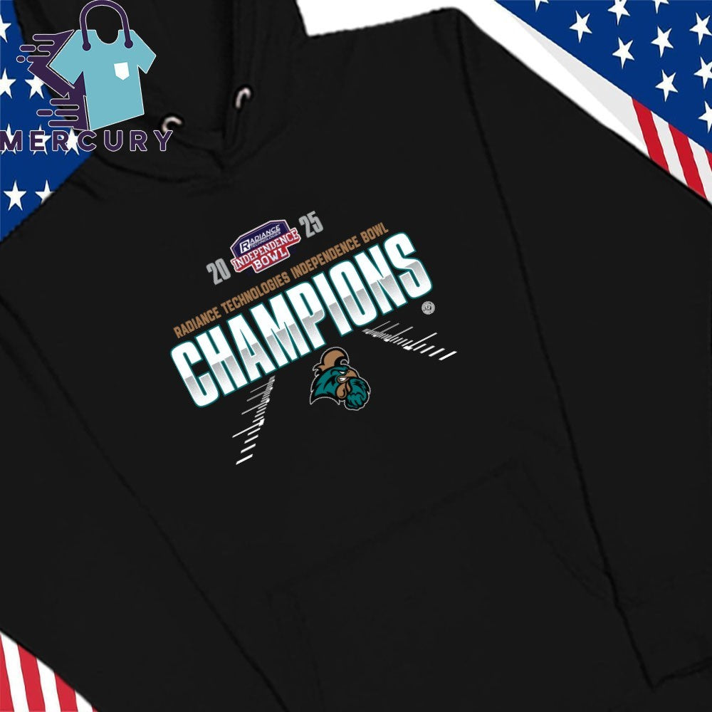 Coastal Carolina Chanticleers 2025 Radiance Technologies Independence Bowl Champions Shirt