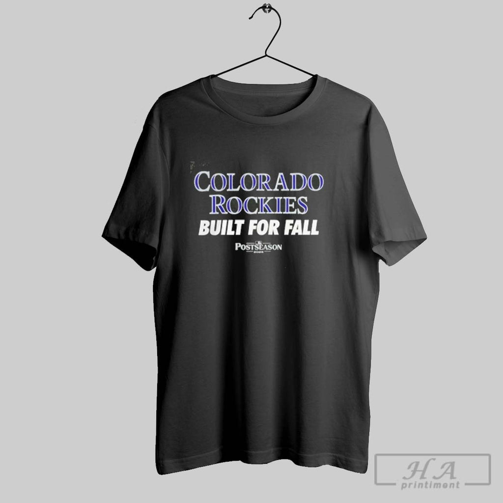 Official Colorado Rockies Built For Fall 2025 Mlb Postseason
