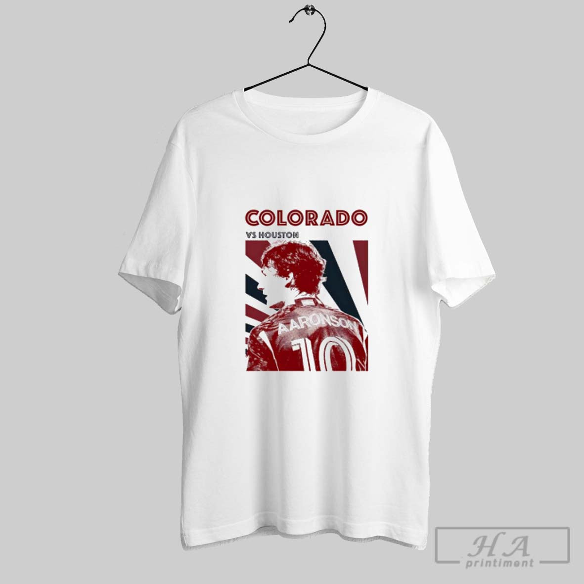 Official Colorado Vs Houston Football Aaronson Number 10 Vintage