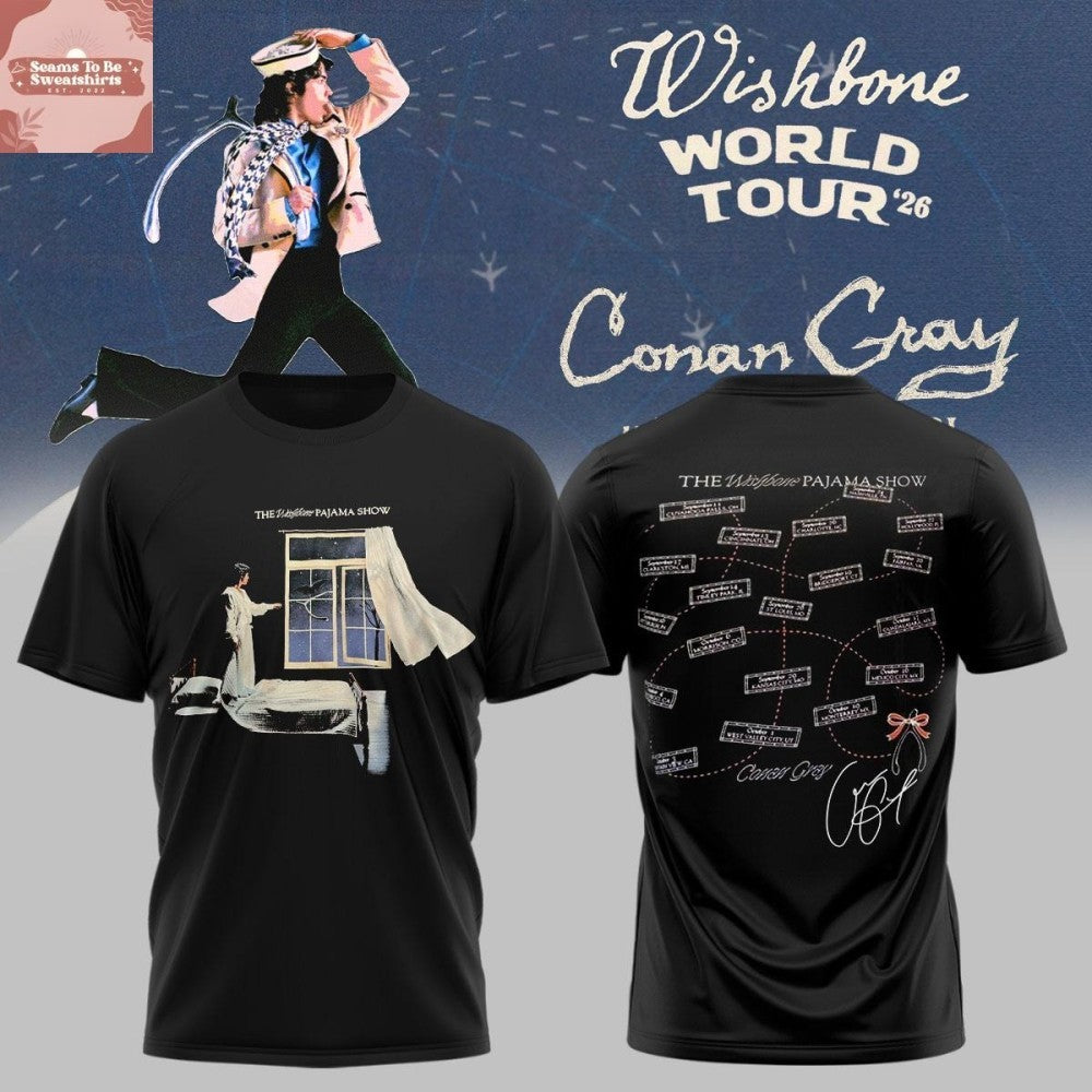 Conan Gray Wishbone World Tour 2026 Shirt