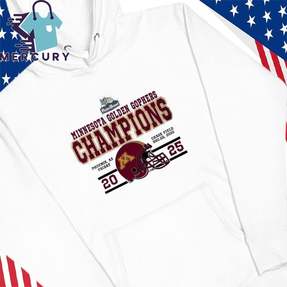 Congrats Minnesota Golden Gophers Football Named To Champions 2025 Rate Bowl Shirt