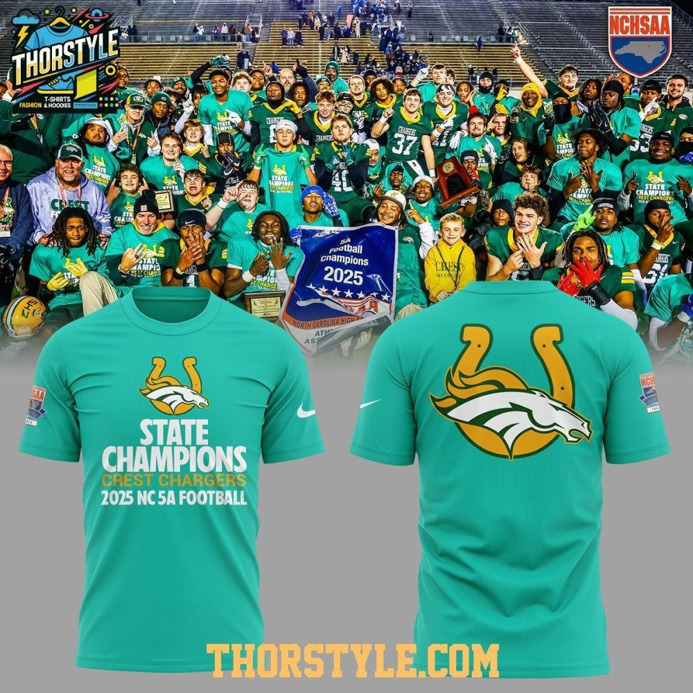 Crest Chargers 5A State Championship 2025 Winner Shirt