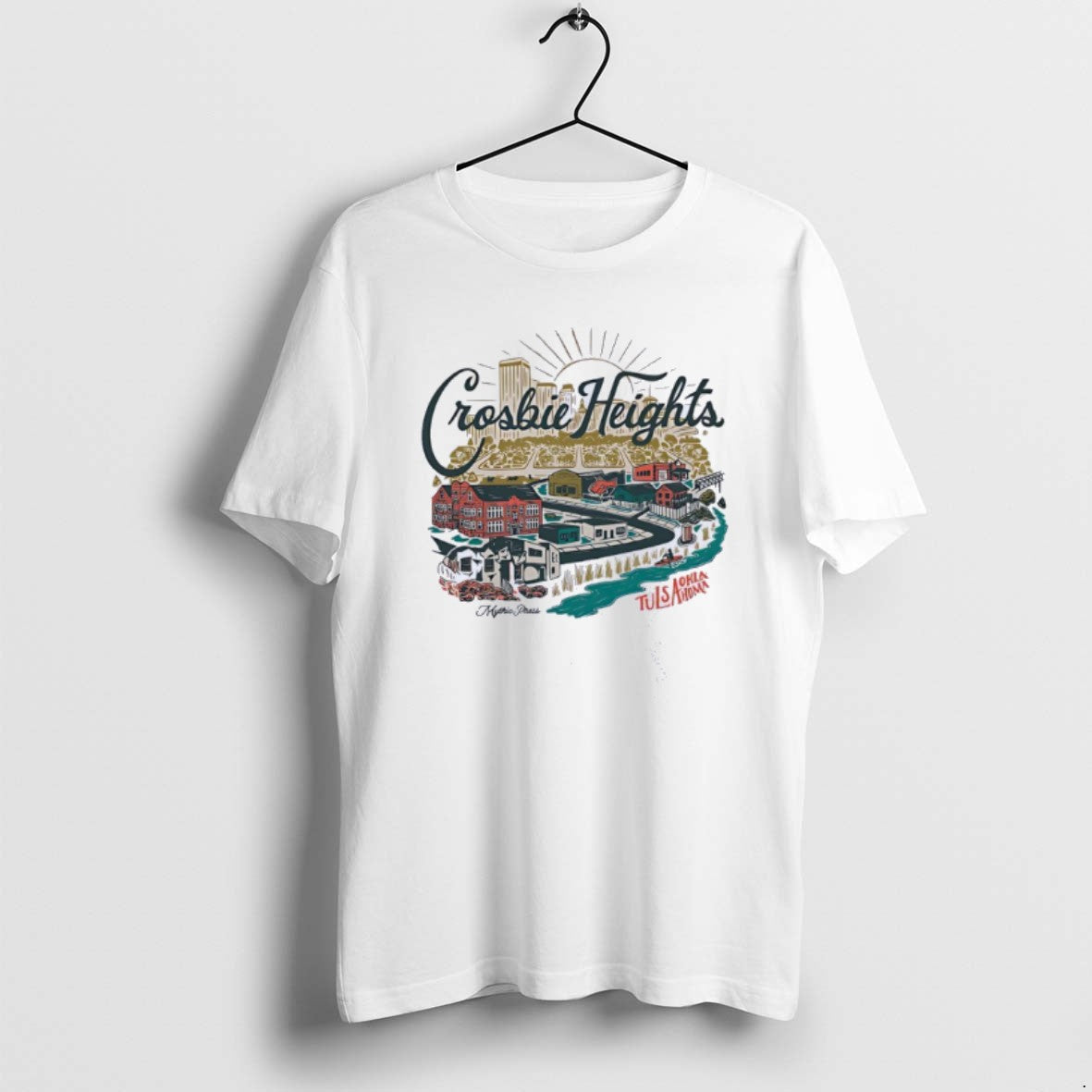 Official Crosbie Heights Tulsa Oklahoma Mythic Press T-Shirts, Hoodie, Sweatshirt | AU01DripNestTees.com