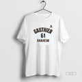 Official Cutter Gauthier Name And Number Anaheim Ducks T-Shirts, Hoodie, Sweatshirt | AU01DripNestTees.com